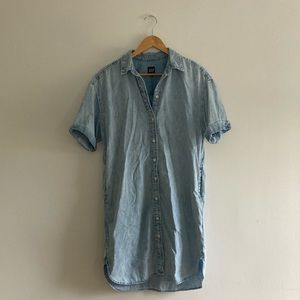 GAP | Denim Shirt Dress - Button Down with Pockets